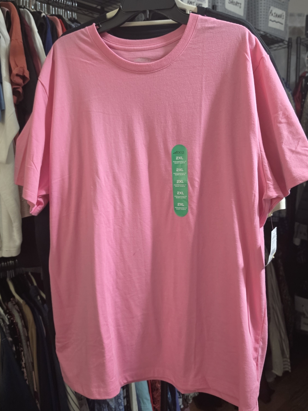 BCG Classic Crewneck T-Shirts — Pink, Navy Or Black